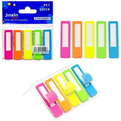 Закладка Color-It Stick Notes Р36 неоновая 5 цветов