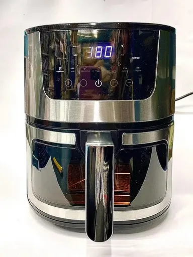 Аерофритюрниця безмасляна Rainberg RB-2268 на 8л сенсорне керування електрична 4200 Вт - фото 2