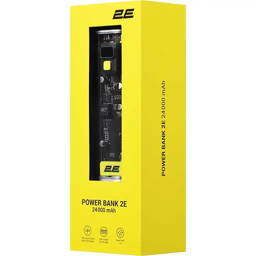 Акумулятор портативний 2E Crystal Power Bank 24000 mAh 100W (2E-PB7200PD) - фото 8