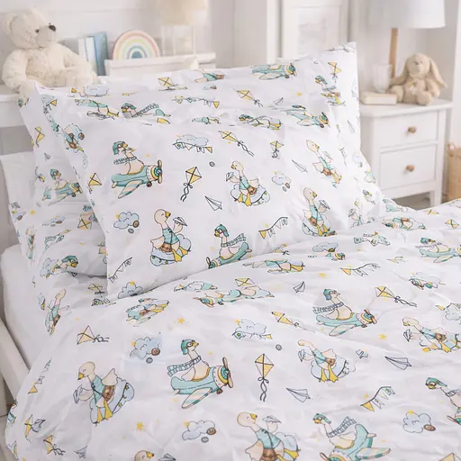 Наволочка MirSon Kids Time бязь Little Goose 70x70 см (2200012575802) - фото 1