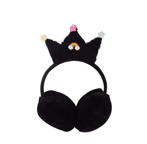 Меховые наушники AC8410 "Корона", в пакете (6910568000050) Чорний - фото 1