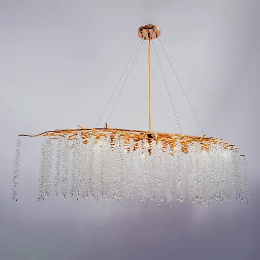 Подвесная люстра WM-7003 L1200-G9*12-98 GD