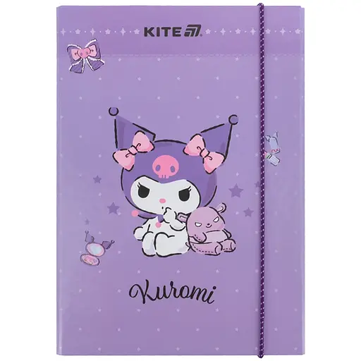 Папка для зошитів Kite Kuromi В5 на гумці (HK25-210-2)