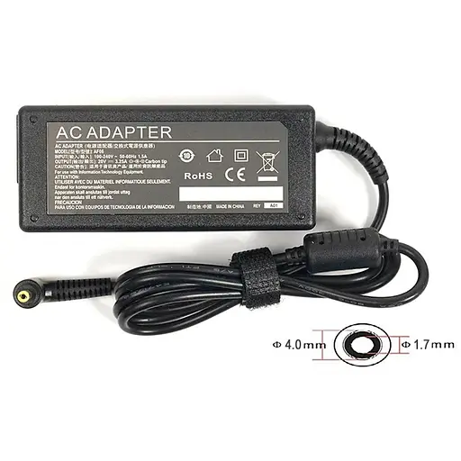 Блок живлення для ноутбуків PowerPlant IBM/LENOVO 220V, 20V 65W 3.25A (4.0*1.7)