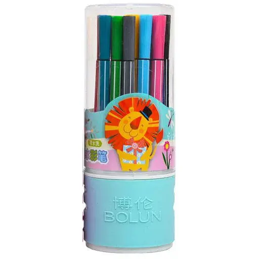 Дитячі фломастери в тубусі Sparta 1668-24-B 24 кольори