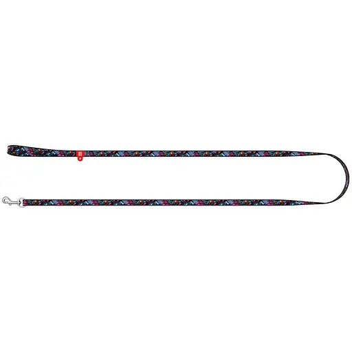 Повідець для котів та дрібних порід собак Waudog Nylon нейлоновий, малюнок "Нескінченні світи", XS - фото 2