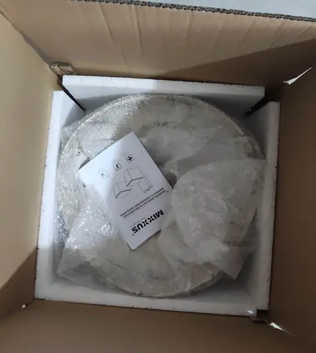 Умивальник накладний Mixxus Premium Wave-0103 marble 380x380x170 мм MP6532, Мармур - фото 5