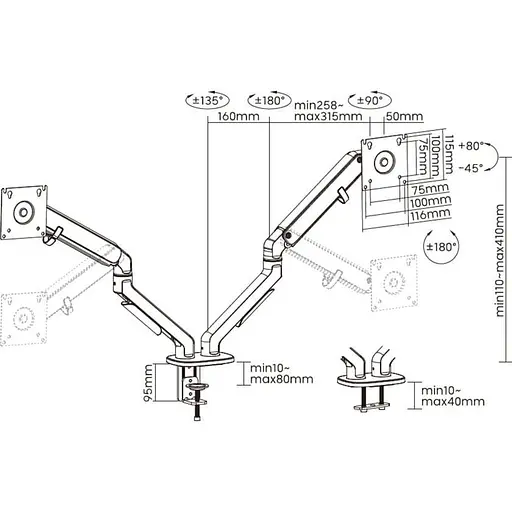 Кронштейн OfficePro MA422S MA422S - фото 5