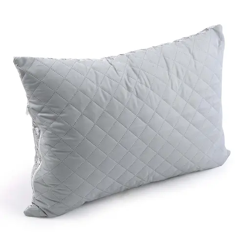 Подушка Руно 50х70 силіконова на блискавці Grey Braid 310.52СМ_Grey Braid - фото 3