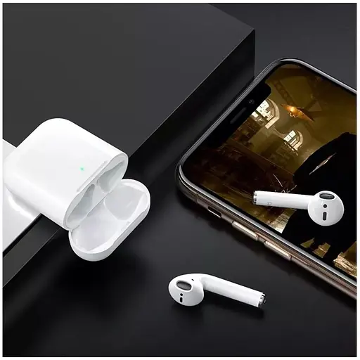 Наушники беспроводные Hoco EW02 Plus True wireless Bluetooth белые - фото 7