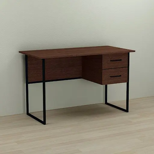 Компьютерный стол Ferrum-decor Таккота 75x100x60 черный ДСП Венге 16мм (FRD-101910)