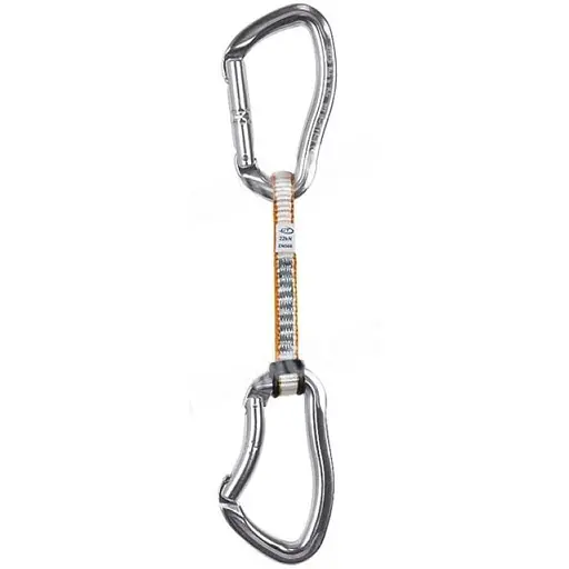 Відтяжка з карабінами Climbing Technology Nimble set dy 12cm Grey (1053-2E665BB AOA)