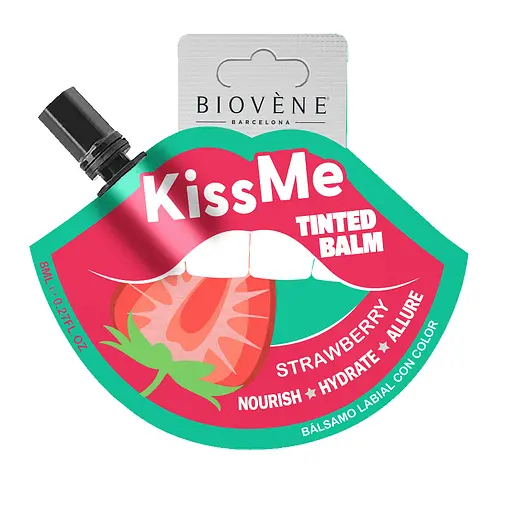 Бальзам Biovene для губ Поцілуй мене, полуниця 8 мл - фото 1