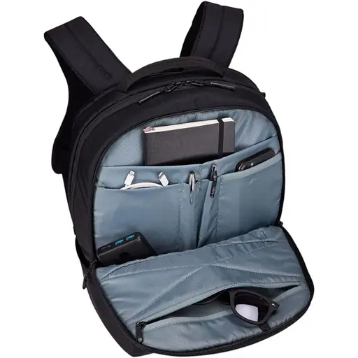 Комплект: Рюкзак Thule Subterra 2 Backpack 27L Black (TH 3205027) + Органайзер Thule Subterra 2 PowerShuttle Small Black (TH 3205037) - фото 8