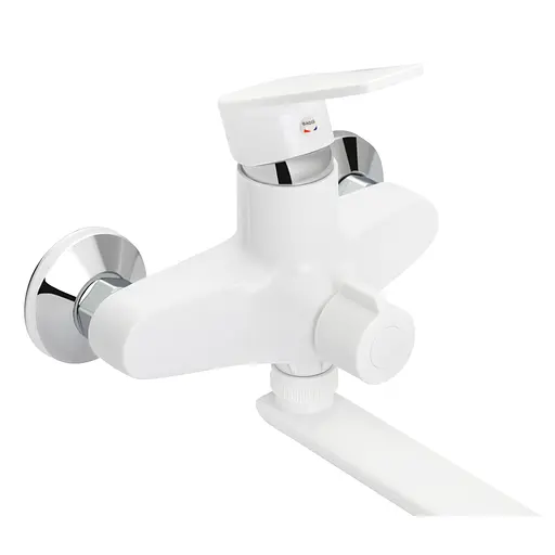 Смеситель для ванны Brinex 35W 005 Белый - фото 3