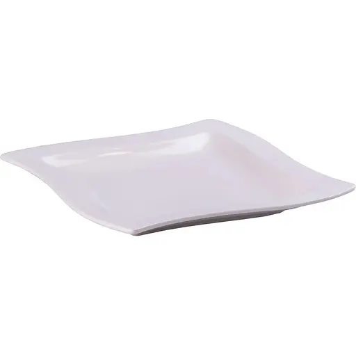 Тарілка TS Kitchen порцелянова плоска квадратна 21 см HP609 - фото 1