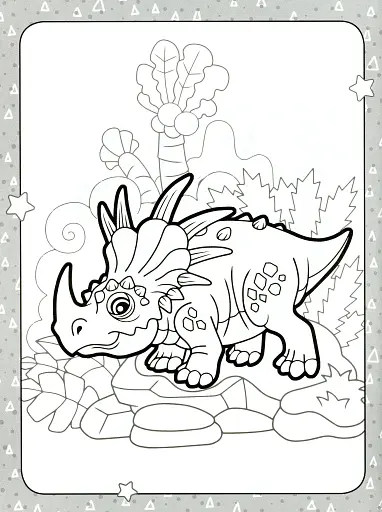 Розмальовка для найменших. Дружні динозаврики - фото 5
