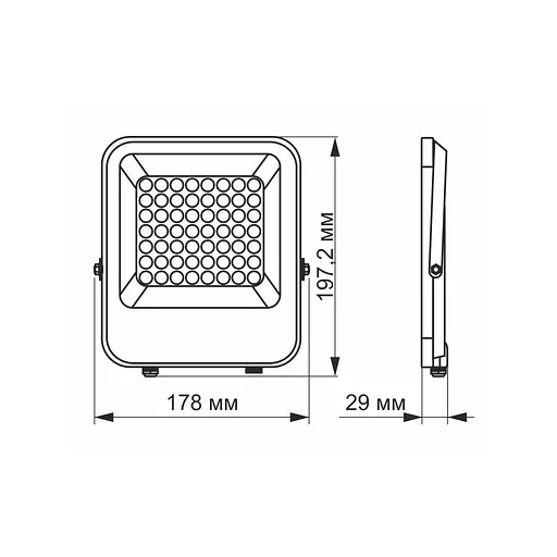 Прожектор Videx VL-F2-305G-12V - фото 3