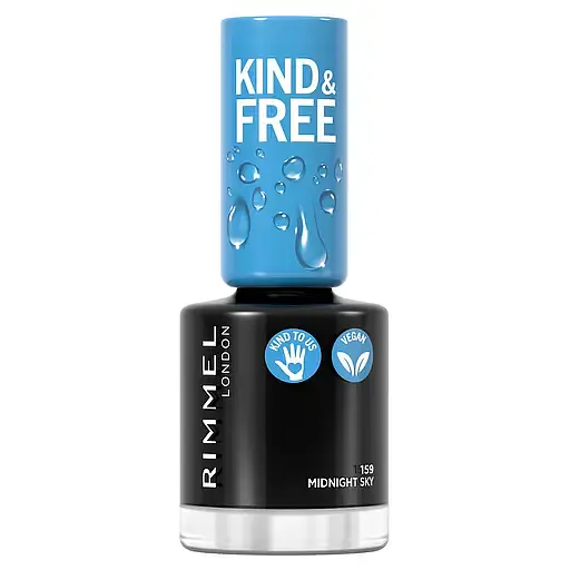Лак для нігтів Rimmel Kind&Free, відтінок 159 (Midnight Sky), 8 мл (8000020012051) - фото 1