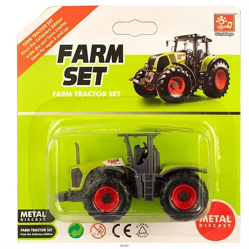 Трактор металлопластик, на листе (В ассортименте) - фото 4