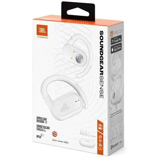Наушники беспроводные JBL Soundgear Sense JBLSNDGEARSNSWHT белые - фото 6