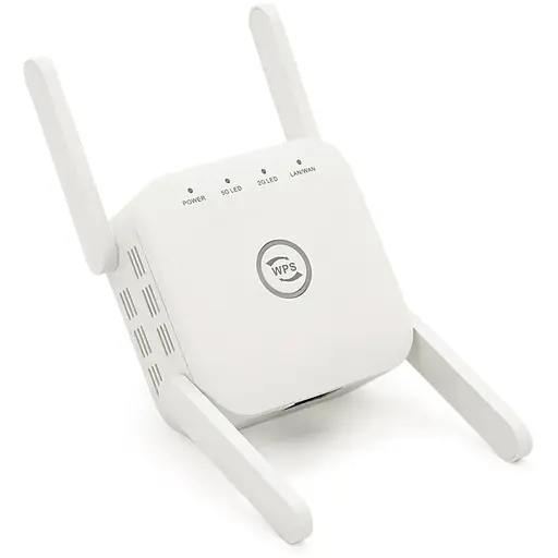 Підсилювач WiFi сигналу з 4-ма вбудованими антенами LV-AC24, живлення 220V, 4X300Mbps, IEEE 802.11b/g/n/ac, 2.4-5GHz, MTK7628KN, BOX