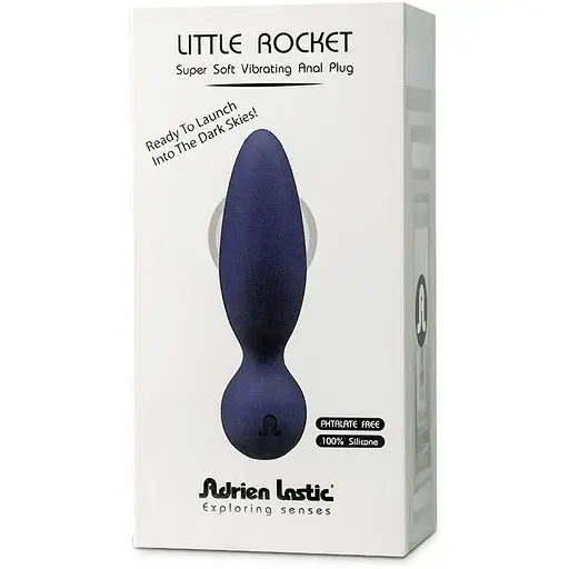 Анальна вібропробка Adrien Lastic Little Rocket діаметр 3.5 см soft-touch - фото 5