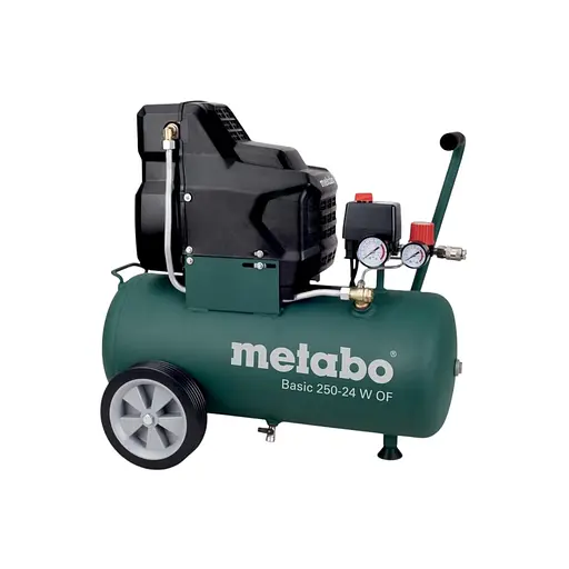 Компрессор воздушный Metabo Basic W OF безмасляный 1500 Вт 24 л 120 л/мин 8 бар (601532000)