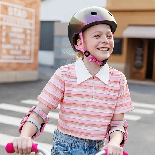 Захисний шолом Micro розмір M неохромовий рожевий (AC2286BX) - фото 9