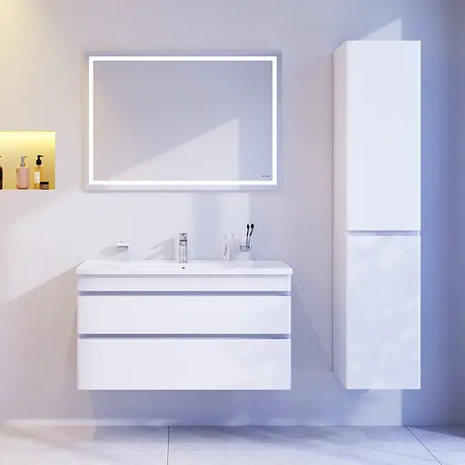 Тумба з умивальником AM.PM Hit підвісна 100 см білий M93A-FHX01002-WC01002WG38 Білий - фото 4