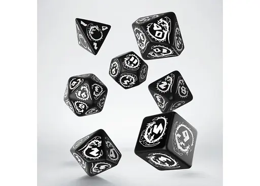 Набор кубиков Dragons Hematite Dice Set , 7 шт. (SDRA01) - фото 2