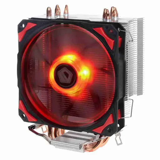 Кулер для процессора ID-Cooling SE-214 Red LED (SE-214) Б/у - фото 1