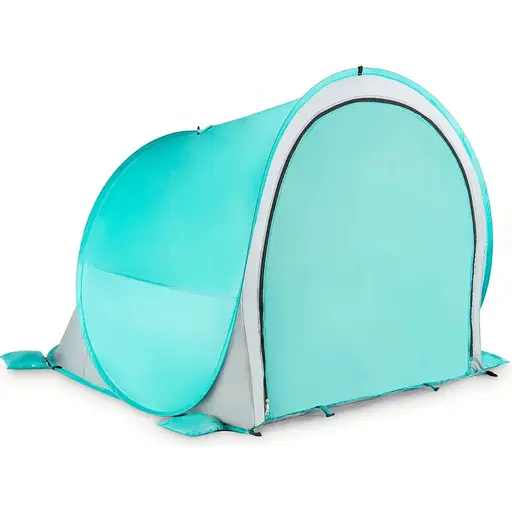 Саморазворачивающаяся палатка-тент Outtec с молнией бирюзовый - фото 4