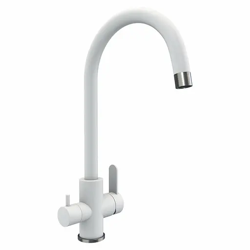 Смеситель для кухни Platinum 9A NESP (8204) белый - фото 1