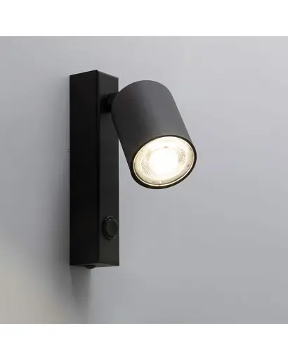 Бра, настінний світильник Tk Lighting 5738 Top GU10 1x10W IP20 Bk - фото 3