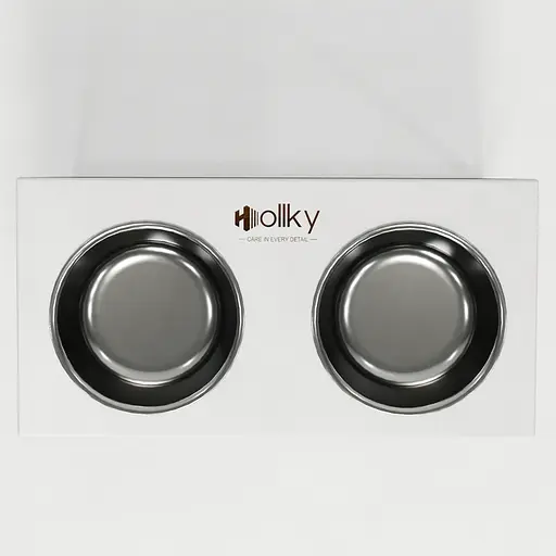 Hollky Base XL40 — миски на підставці для великих собак (2 × 1,8 л, висота 40 см) - фото 4