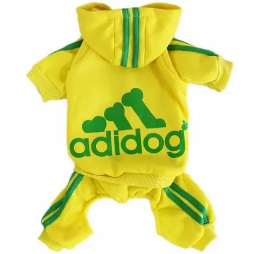 Костюм для животных Ginger М Adidog спорт желтый Д-30 см ОГ-40 см 2.5-3.5 кг