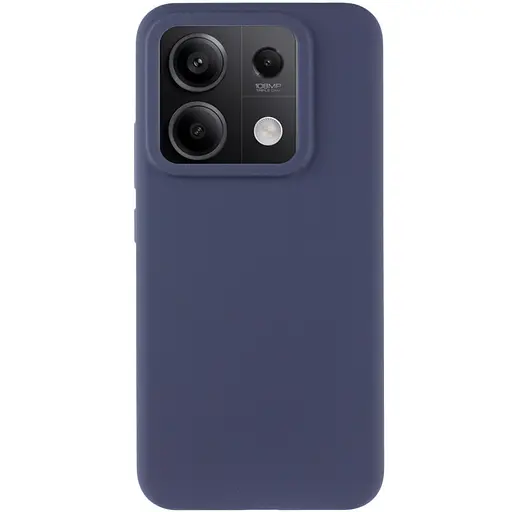 Чехол Silicone Cover Lakshmi (AAA) для Xiaomi Redmi Note 13 5G Темно-синий / Midnight blue - фото 2