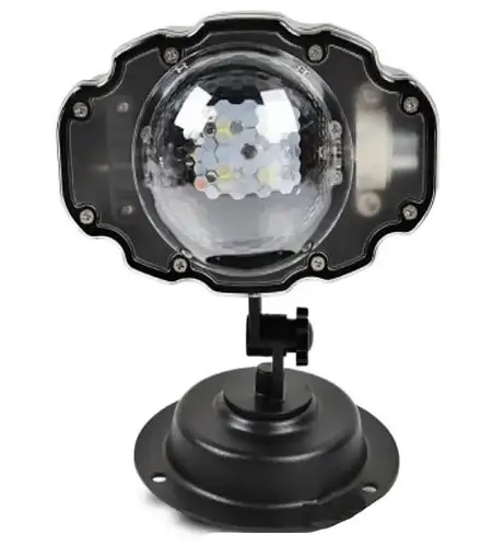Лазер диско проектор вуличний WL-809 Snow Flower Lamp (4 кольори) 1 режим - фото 10