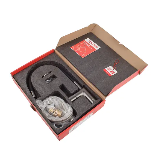 Смеситель для кухни Koer KB-70029-07 graphite KR5500 Графит - фото 6