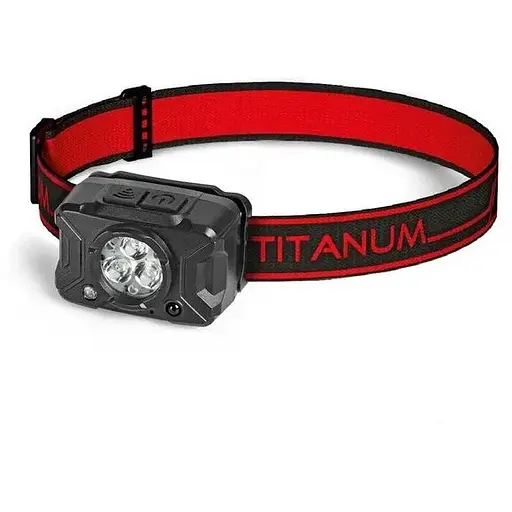 Ліхтар налобний Titanum H09, чорний, 170 Лм, акумулятор (400 mAh Li-ion), Type-C, IPX3 (TLF-H09) - фото 1