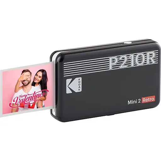 Портативний фотопринтер Kodak P210R Mini 2 Retro Black [127093] - фото 6
