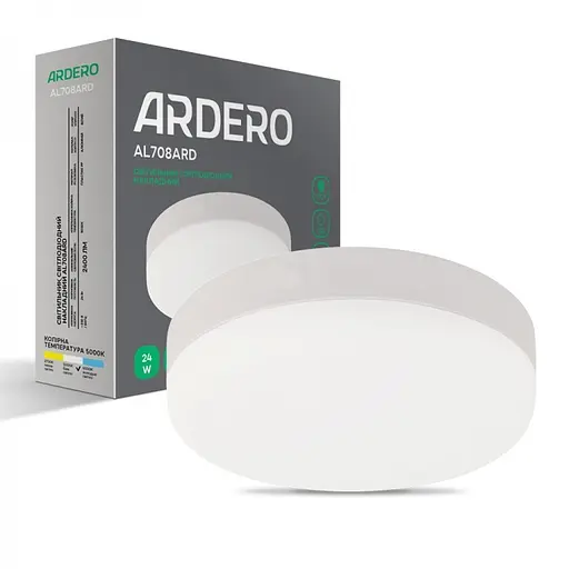 Светильник светодиодный Ardero AL708ARD накладной 24W 5000K (80002) - фото 2