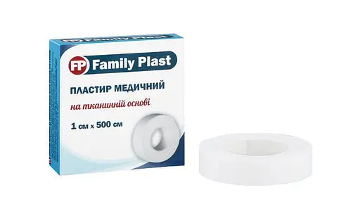 Пластырь медицинский FP Family Plast на тканевой основе 1х500 см - фото 2