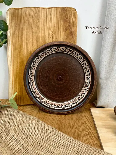 Шашлычный столовый сервиз керамической (глиняной) посуды на 6 человек Ангоб - фото 10