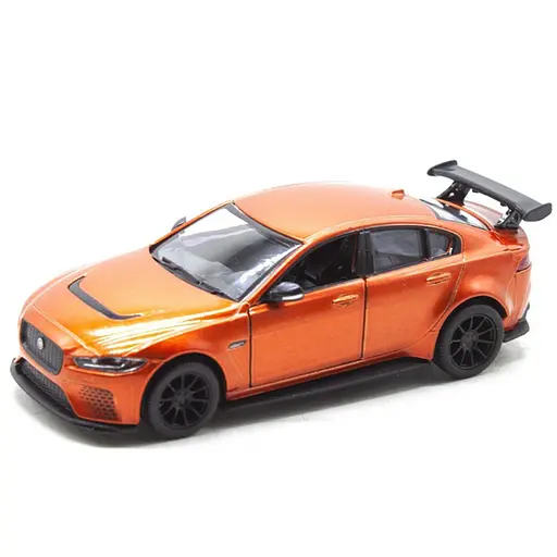 Машинка інерційна "Jaguar XE SV Project 8" KT5416W масштаб 1:36 Помаранчевий