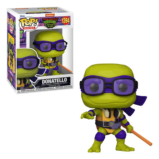 Фигурка Funko Pop Фанко Поп Черепашек-ниндзя TMNT Донателло Donatello 10см FP TMNT D 1394