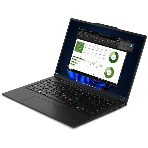 Ноутбук Lenovo ThinkPad X1 Carbon Gen 12 с процессором Intel Core Ultra 7 155U 4.8GHz, 14", 2.8K, OLED, сенсорный, 32GB LPDDR5x, 2TB SSD, Intel графикой, Windows 11 Pro, черный, - фото 5