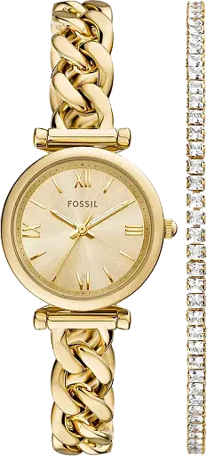 Часы Fossil Carlie ES5387SET + браслет