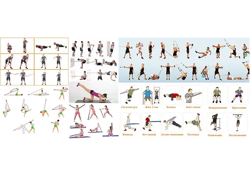 Гумові петлі-еспандер EasyFit 4-60 кг (EF-EBLP-460) - фото 4